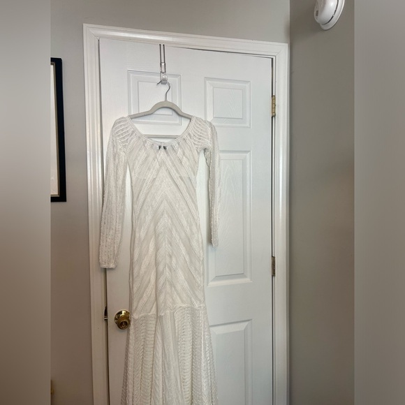 Charo Ruiz Ibiza Souley Long Dress in Natural White - Picture 8 of 11